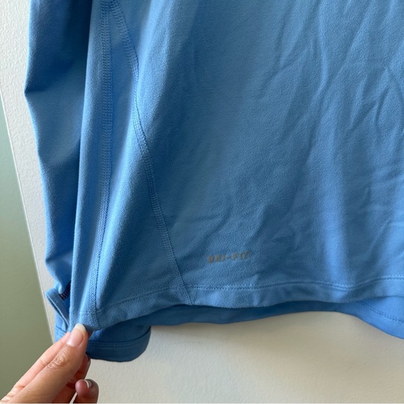 Philadelphia Phillies baseball Nike dry fit blue maroon quarter neck sweatshirt - Picture 7 of 8